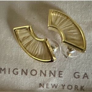 Mignonne Gavigan Radiant Gold Fan Earrings